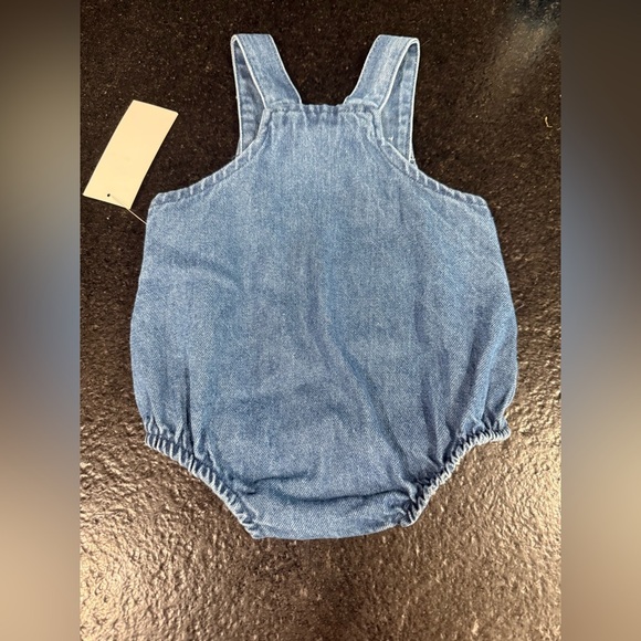 Disney Baby Mickey Mouse Denim Romper | Size 3-6 Months | NWT - Picture 5 of 9